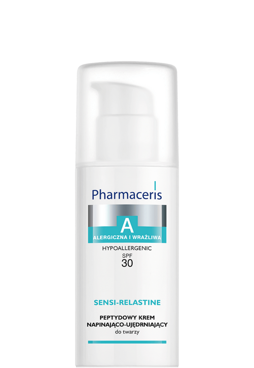 Pharmaceris A Sensi-Relastine-E, peptydowy krem napinająco-ujędrniający, SPF30, 50 ml