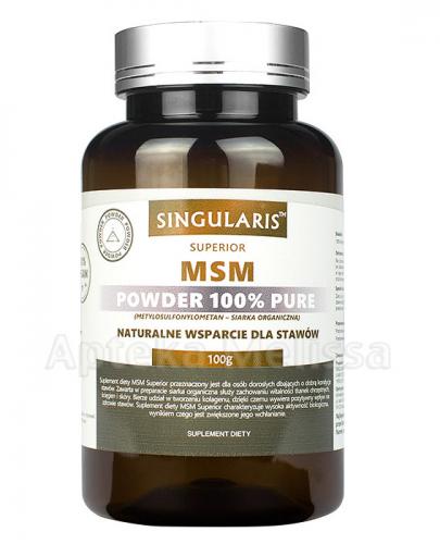 SINGULARIS SUPERIOR MSM POWDER 100% PURE - 100 g zdjęcie