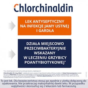 Chlorchinaldin VP 2mg 20 tabletek do ssania