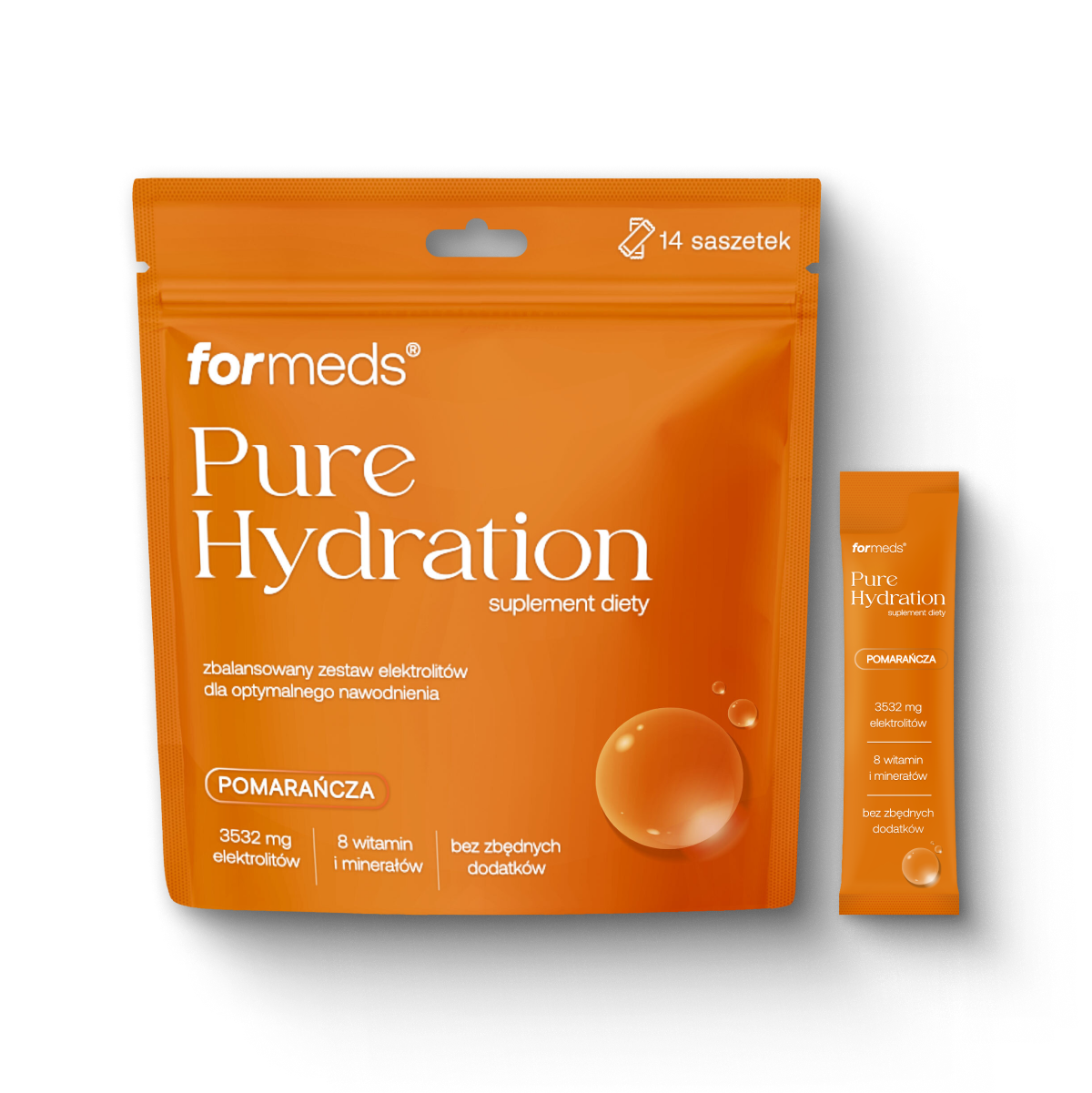 Pure Hydration Pomarańcza, proszek, 14 porcji zdjęcie