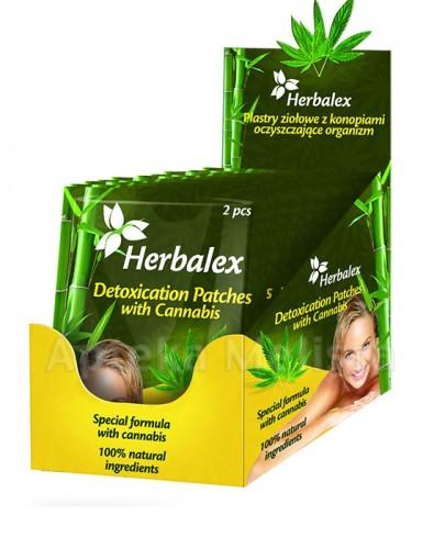 Herbalex plastry oczyszczające z konopiami 2 sztuki  zdjęcie