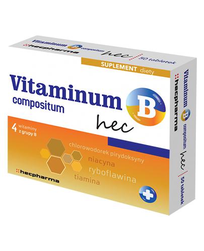 VITAMINUM B COMPOSITUM hec - 100 tabl. - cena, opinie, składniki zdjęcie