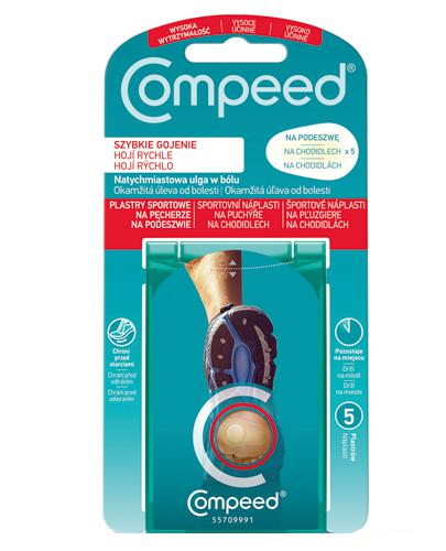 COMPEED Plastry sportowe na pęcherze na podeszwie - 5 szt - cena, stosowanie, opinie zdjęcie