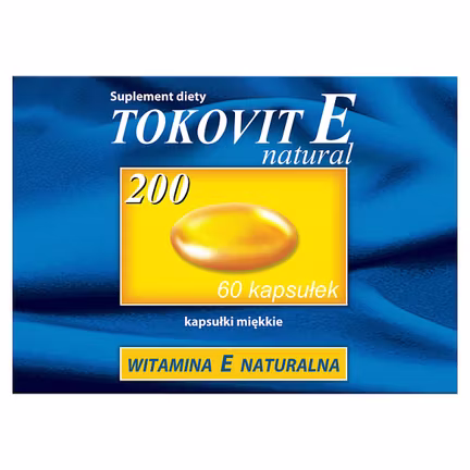 Tokovit E 200 natural, kapsułki elastyczne, 60 sztuk zdjęcie