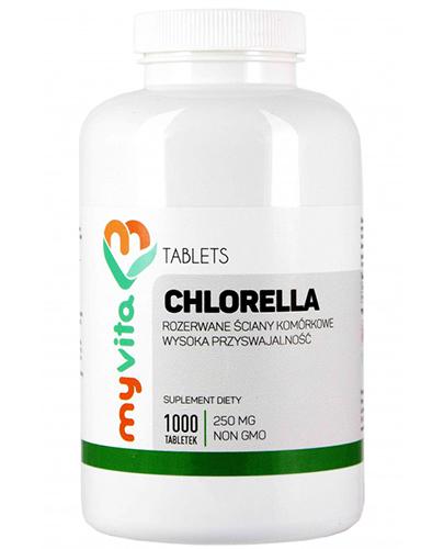 MyVita Chlorella 250 mg rozerwane ściany komórkowe, 1000 tabl. zdjęcie