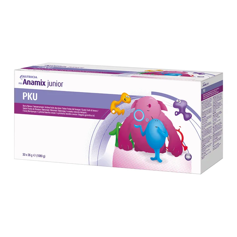 PKU ANAMIX JUNIOR o smaku owoców leśnych - 30 sasz. a 36g (1080 g) zdjęcie