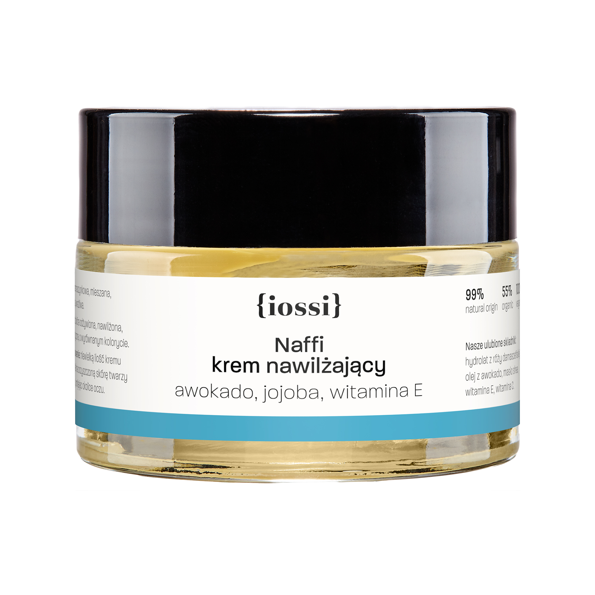 Iossi Naffi Krem nawilżający Awokado, jojoba, witamina E, 50 ml