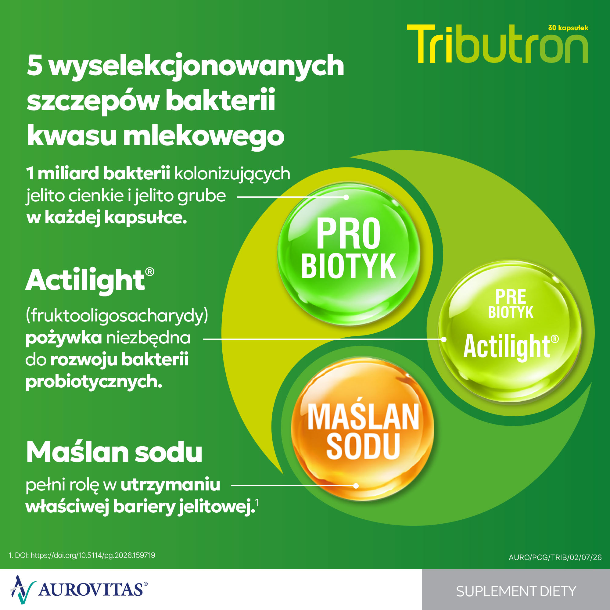 Tributron, kapsułki, 30 sztuk