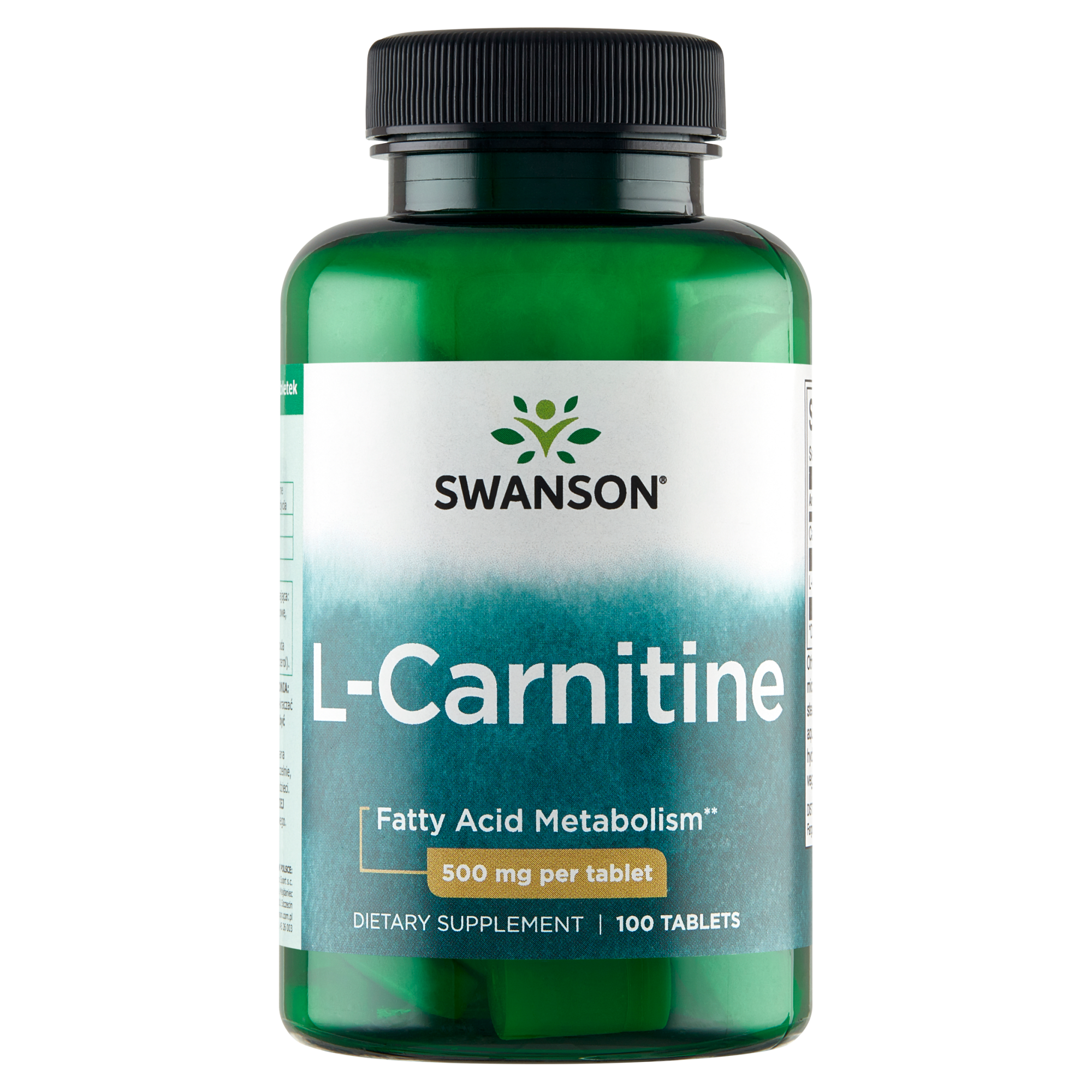 SWANSON L-Karnityna 500 mg - 100 tabl. zdjęcie