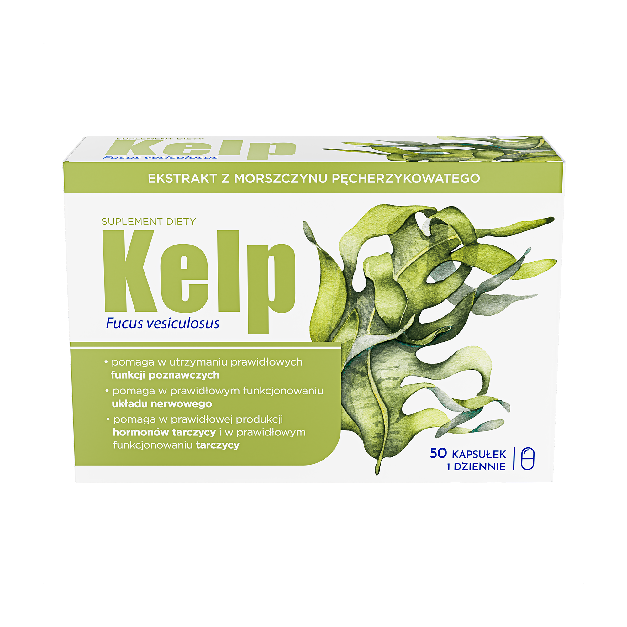 Kelp, kapsułki, 50 sztuk
