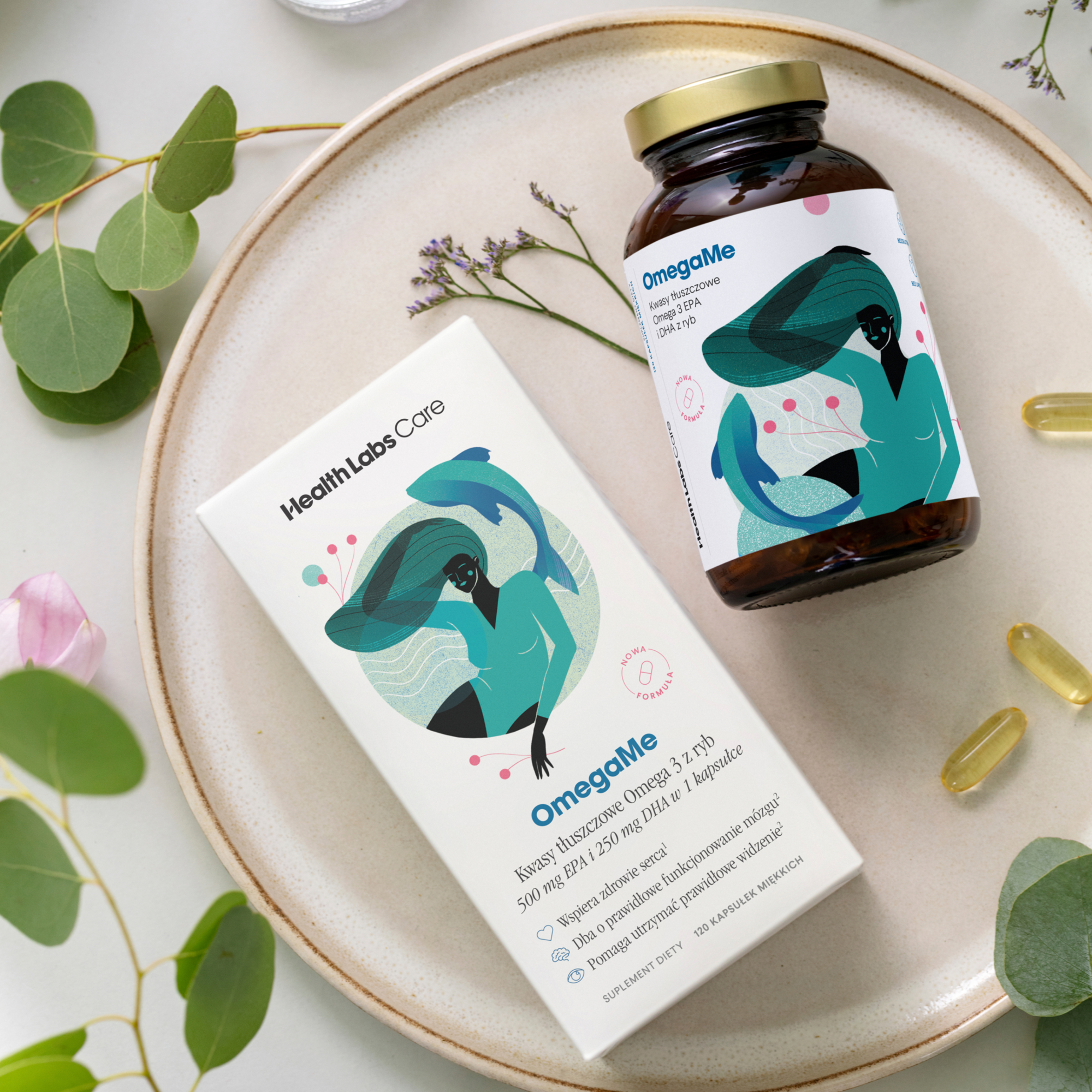 Health Labs Care, OmegaMe, kapsułki, 120 sztuk