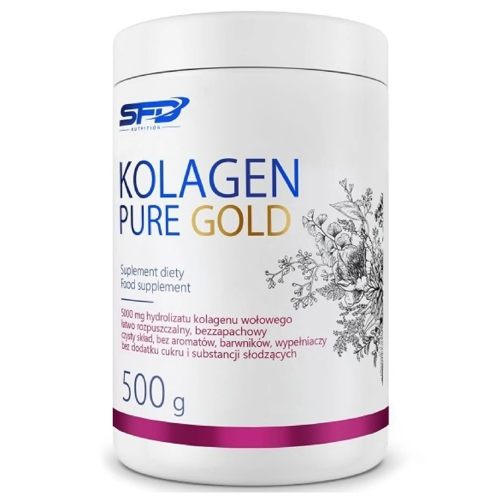 SFD, Kolagen Pure Gold, 500 g zdjęcie