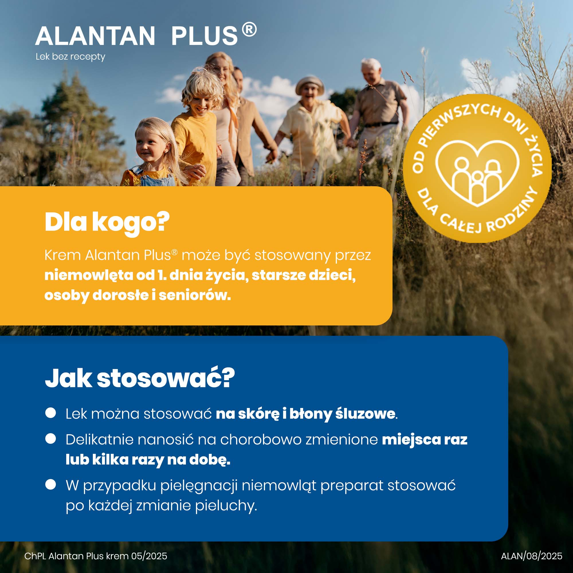 Alantan Plus (20 mg + 50 mg)/g, krem, 35 g