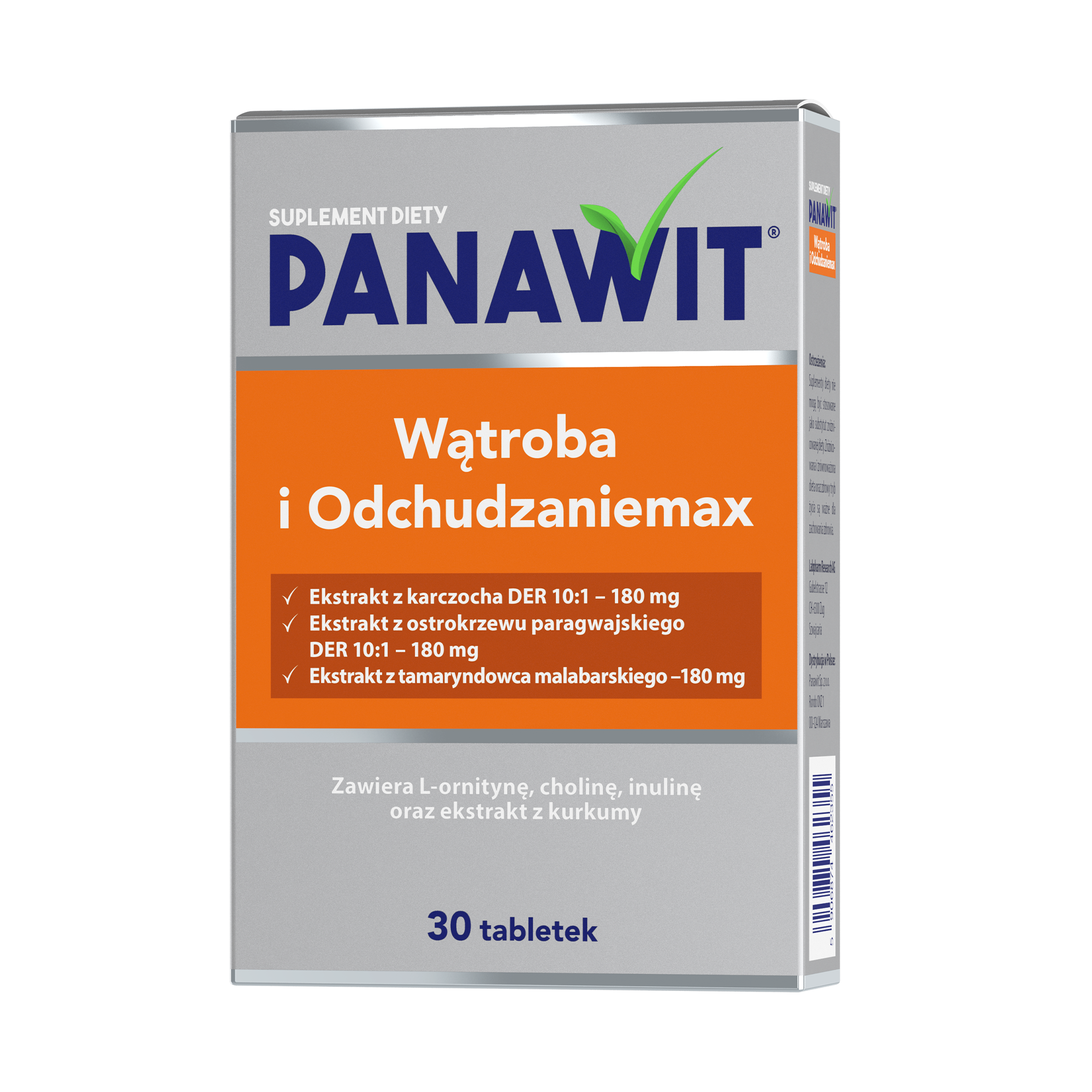 Panawit, Wątroba i Odchudzaniemax, tabletki, 30 sztuk