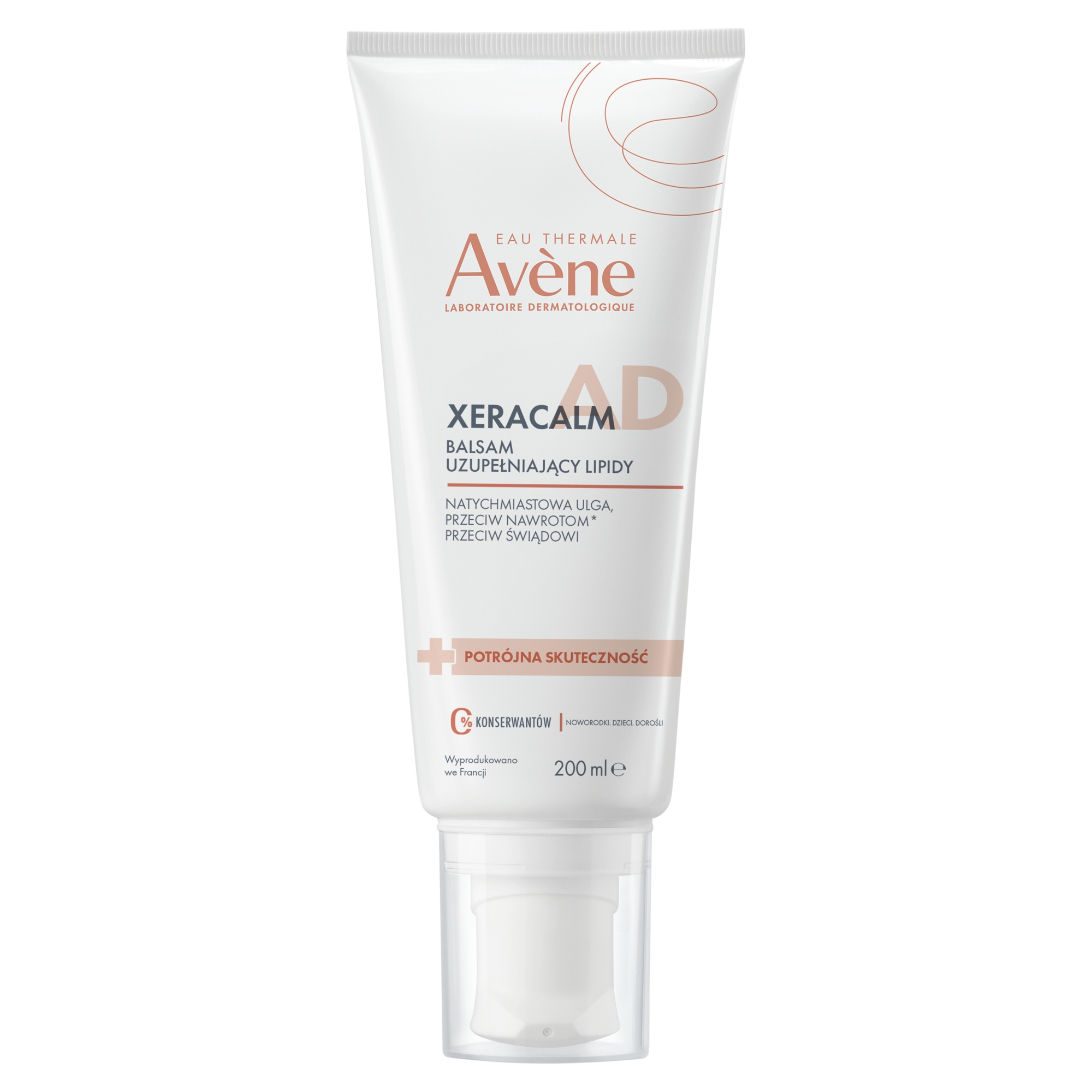 Avene Xeracalm A.D, balsam uzupełniający lipidy, 200 ml