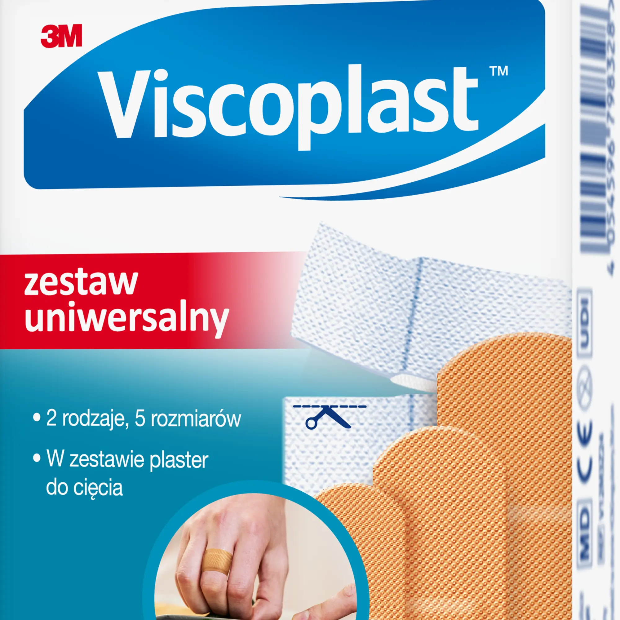 Viscoplast zestaw plastrów uniwersalny 24 sztuk