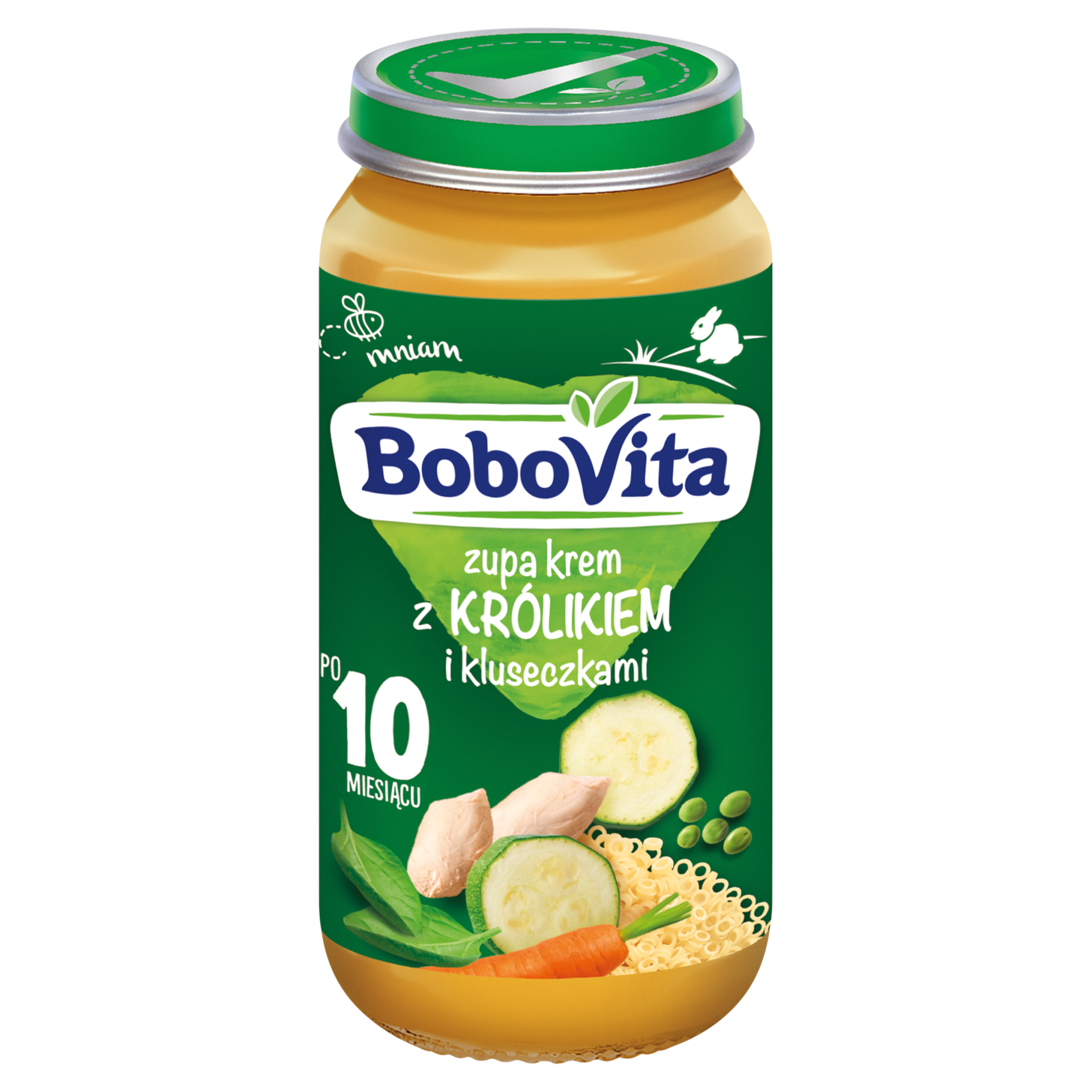 BoboVita Zupa krem z królika i kluseczki 250 g zdjęcie