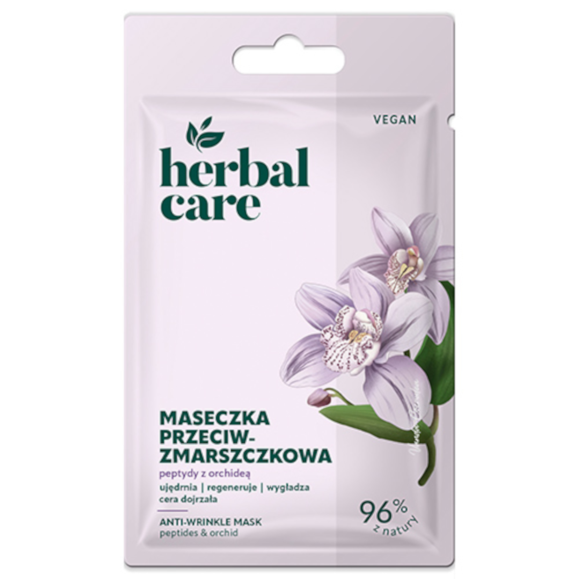 Herbal Care Przeciwzmarszczkowa maseczka peptydy z orchideą, 7 g zdjęcie