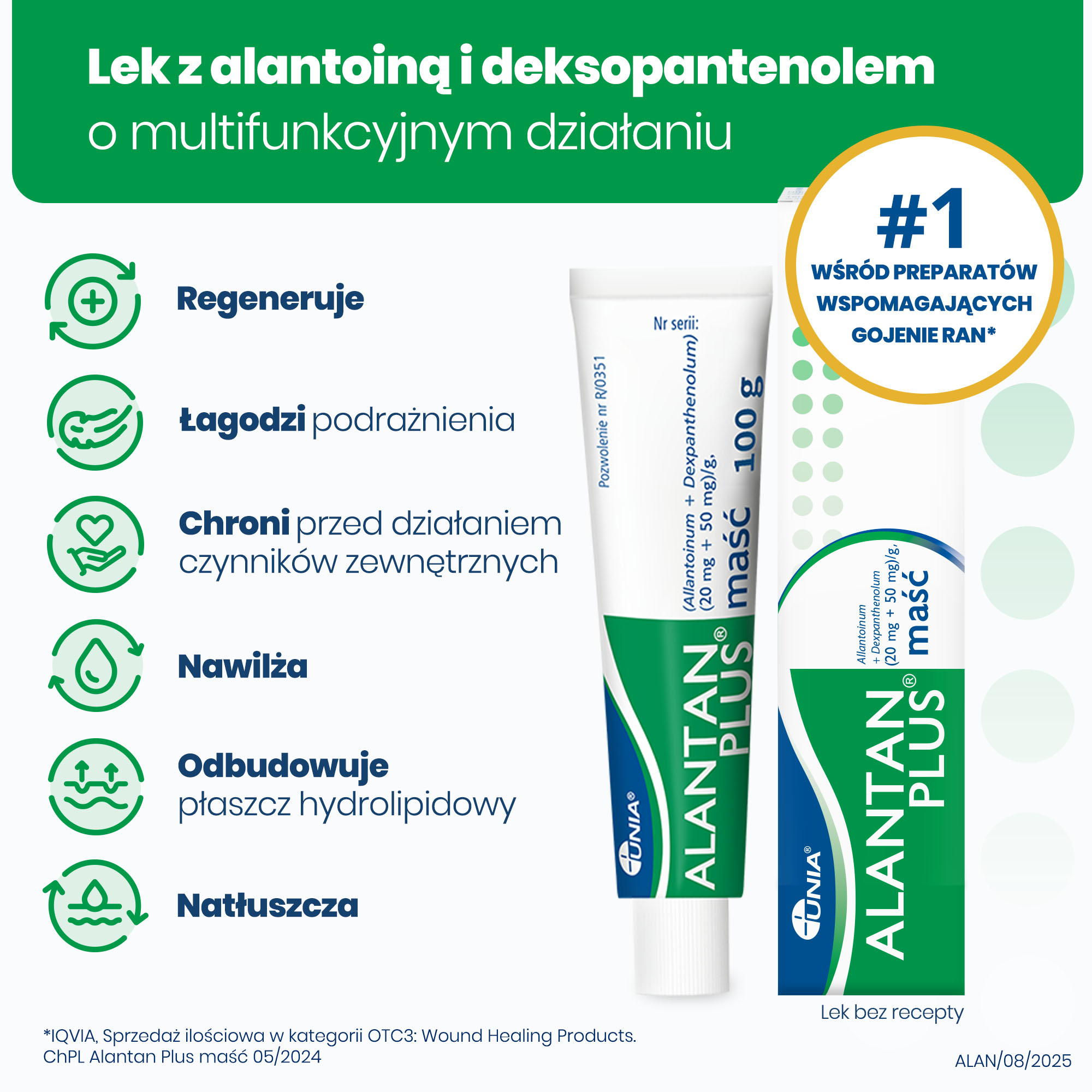 Alantan Plus (20 mg + 50 mg)/g, maść, 100 g