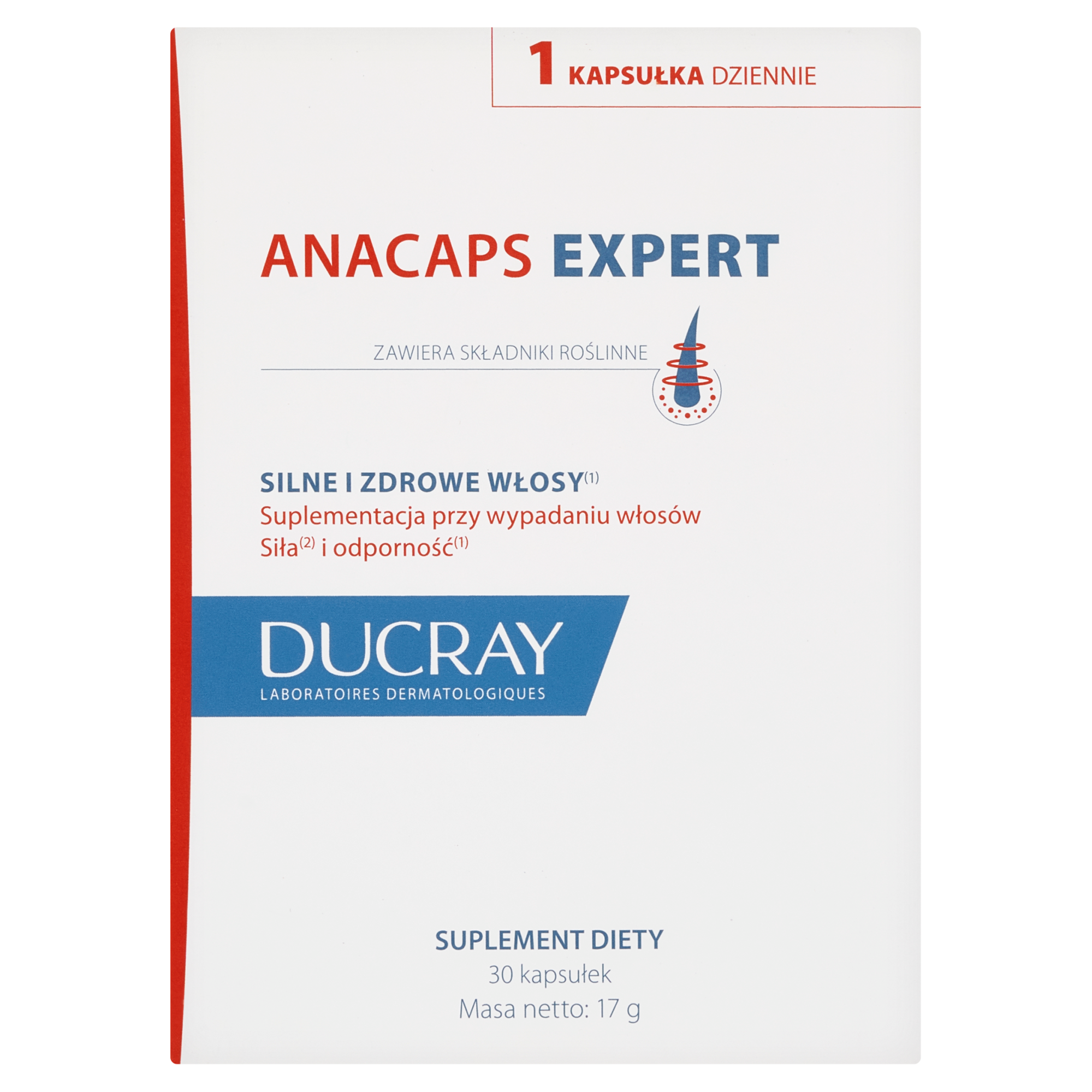 Ducray Anacaps Expert, 30 kapsułek zdjęcie