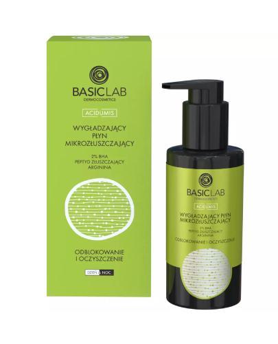 Basiclab Wygładzający płyn mikrozłuszczający z 2% BHA i tripeptydem złuszczającym 100 ml zdjęcie