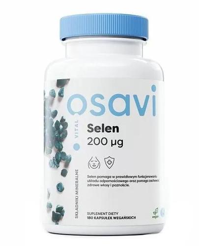 Selen 200 mcg, 180 vegan kaps., cena, opinie, wskazania zdjęcie