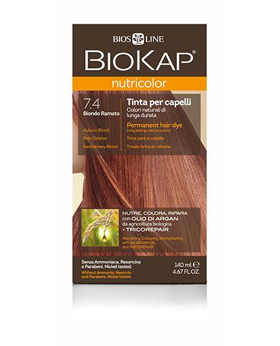 BioKap Nutricolor Farba do włosów 7.4 Kasztanowy Blond - 140 ml - cena, opinie, właściwości zdjęcie