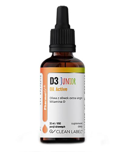 Pharmovit D3 junior oil active, 30 ml, cena, opinie, wskazania zdjęcie
