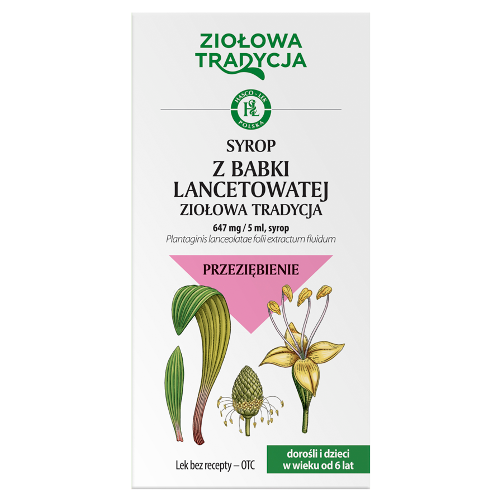 ZIOŁOWA TRADYCJA Syrop z babki lancetowatej, 125 g zdjęcie