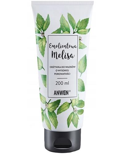 Anwen Emolientowa Melisa Odżywka do włosów o wysokiej porowatości, 200 ml, cena, opinie, wskazania zdjęcie