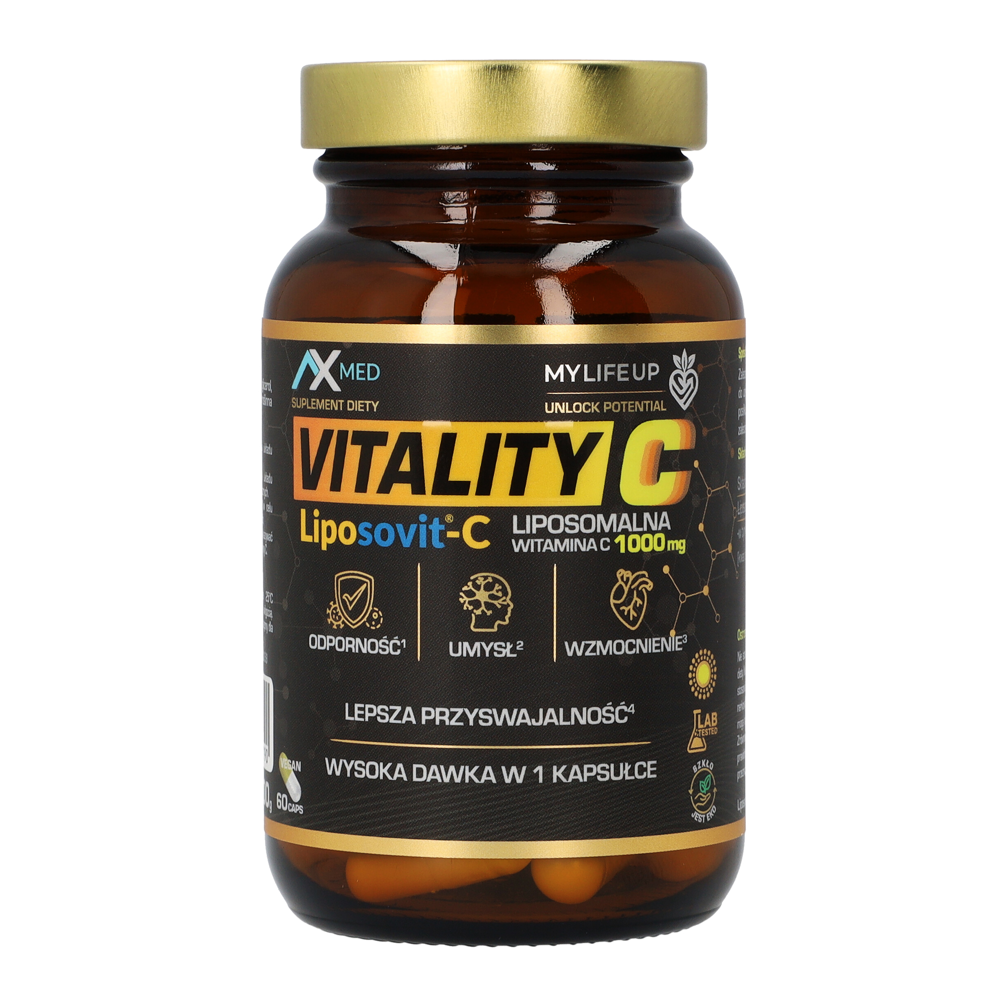 Ax Med Vitality C, kapsułki, 60 sztuk zdjęcie
