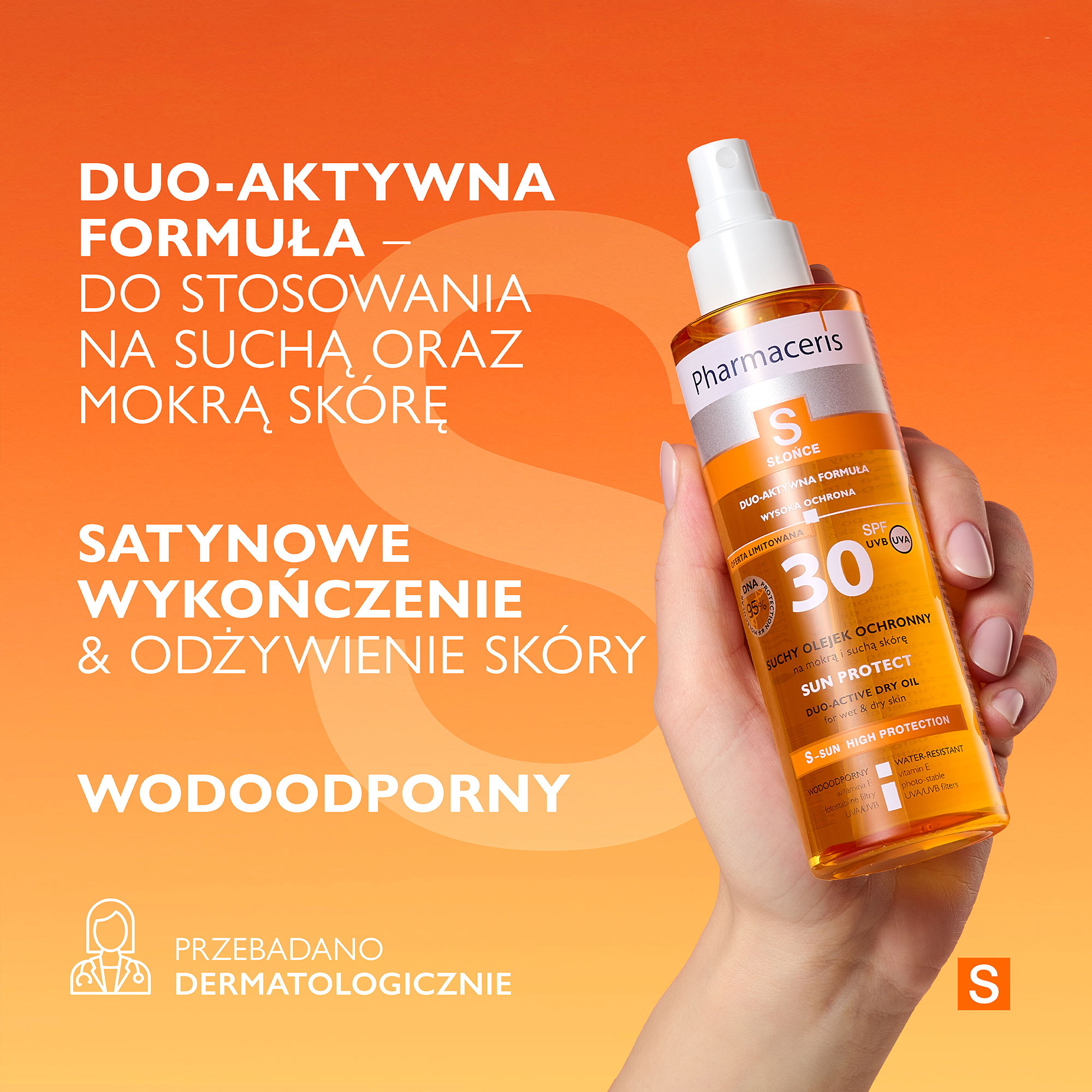 Pharmaceris S Transparent Mist Protect, Antyoksydacyjna Mgiełka Ochronna SPF 50+, 75 ml