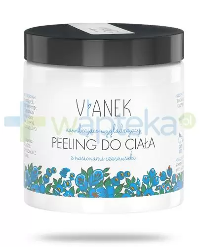 Vianek nawilżająco-wygładzający peeling do ciała z nasionami czarnuszki 250 ml zdjęcie