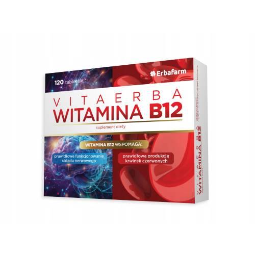 Erbafarm Witamina B12 VitaErba, 120 tabletek