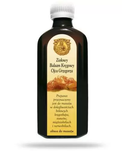 Ziołowy balsam kręgowy Ojca Grzegorza 100 g zdjęcie