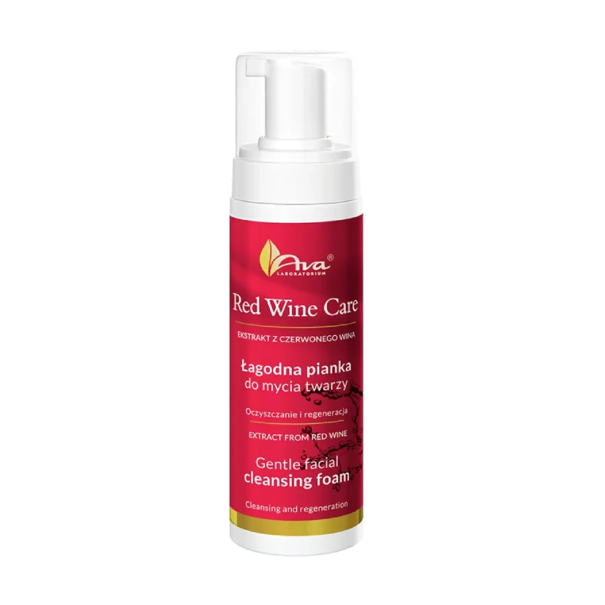 Ava, Red Wine Care Łagodna pianka do mycia twarzy, 150 ml zdjęcie