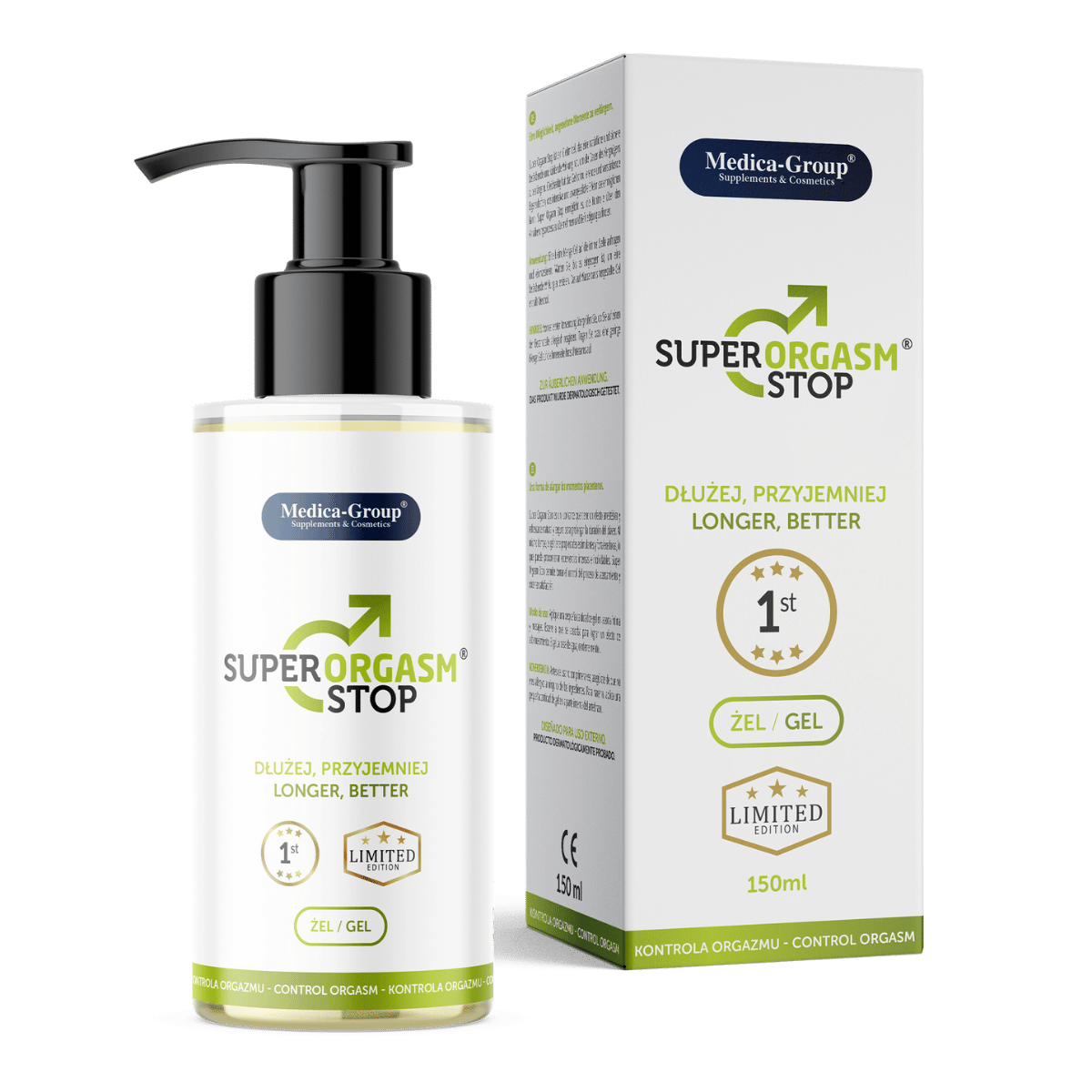 Medica-Group Super Orgasm Stop, żel na opóźnienie wytrysku, 150 ml zdjęcie