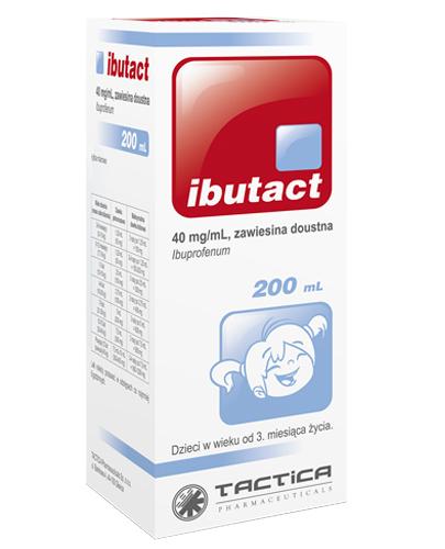 IBUTACT Zawiesina doustna 40 mg/ml, 200 ml, cena, opinie, wskazania zdjęcie