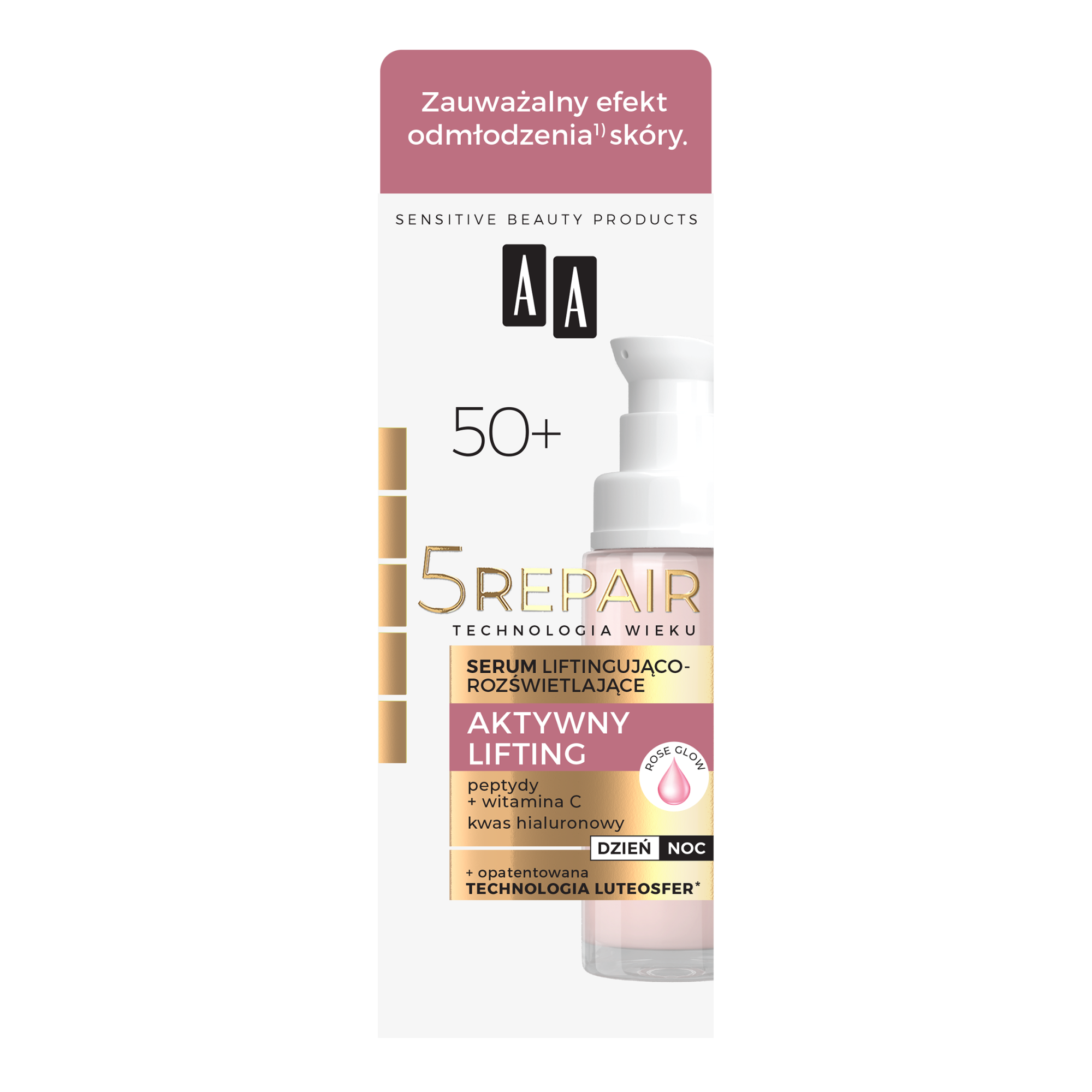 AA Technologia Wieku 5REPAIR 50+ serum liftingująco-rozświetlające, 30 ml zdjęcie