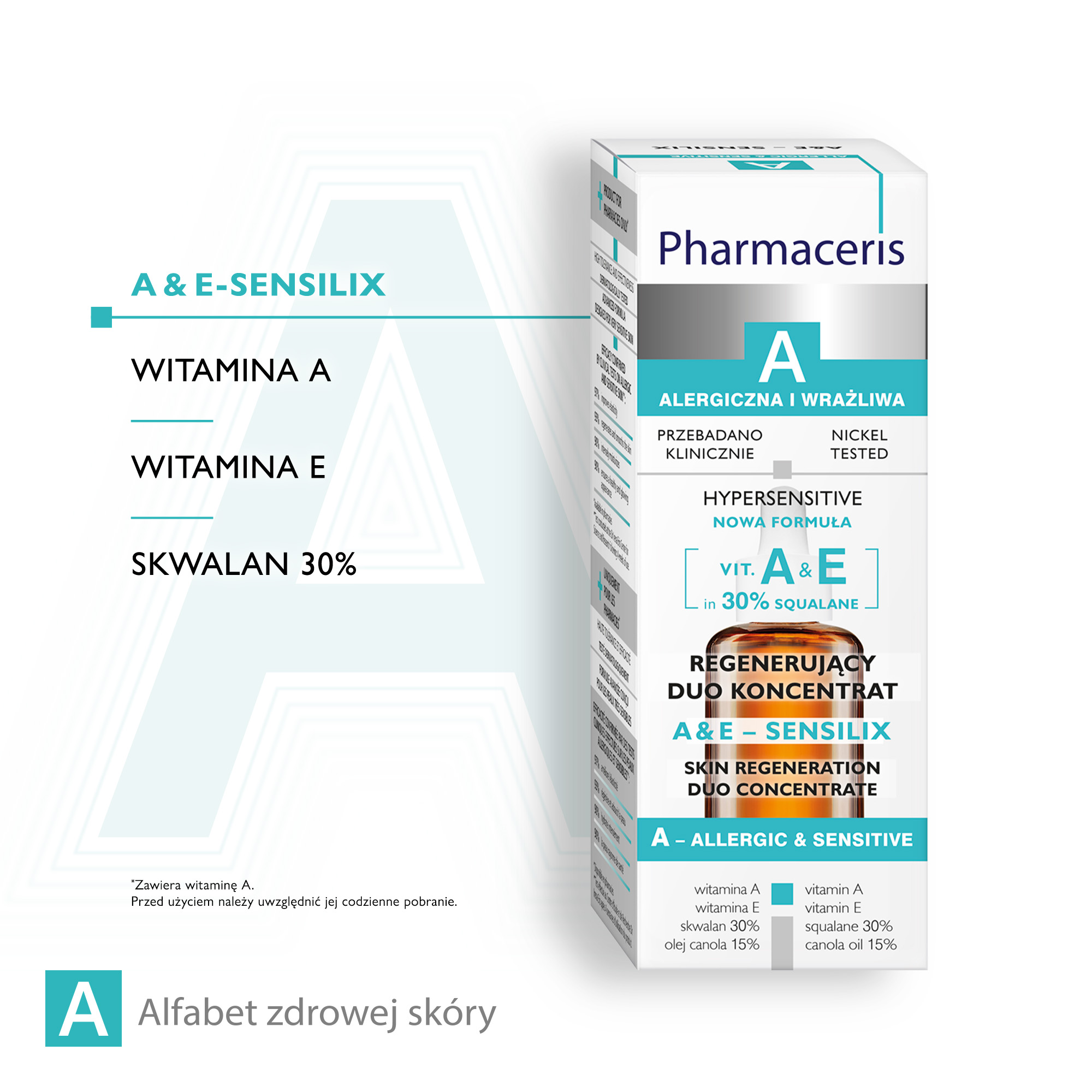 Pharmaceris A duo koncentrat z witaminą A i E, 30 ml