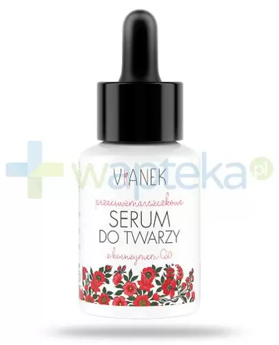 Vianek przeciwzmarszczkowe serum do twarzy z olejami z pestek malin i truskawek oraz koenzymem Q10 30 ml zdjęcie