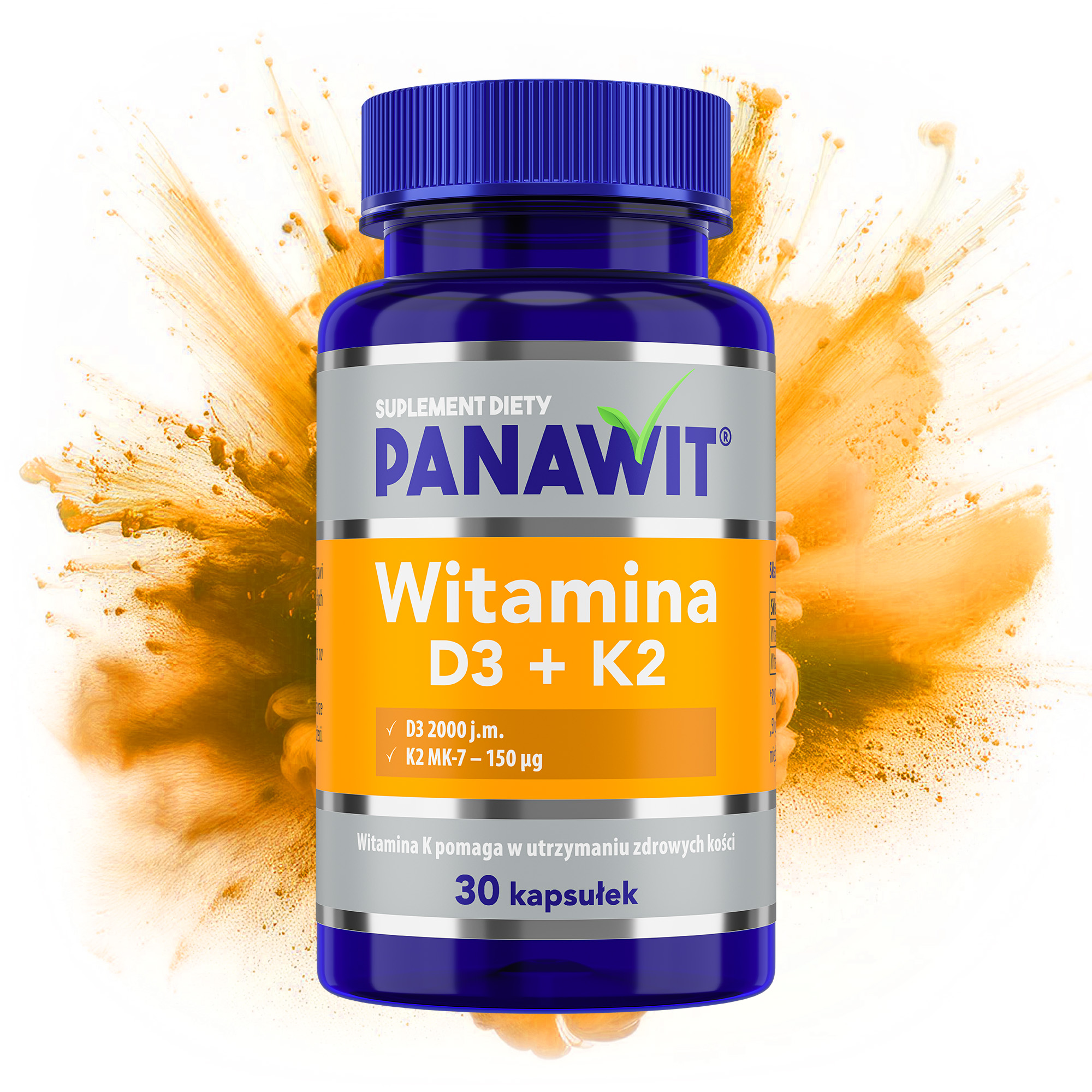 Panawit witamina D3 + K2 30 kapsułek