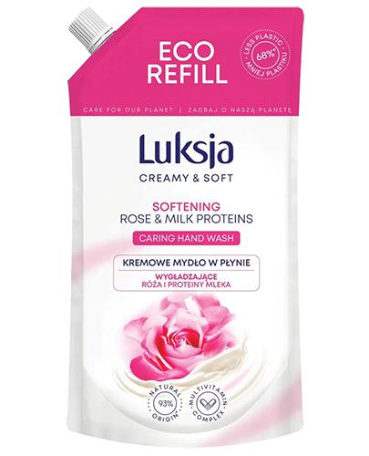 Luksja Creamy Rose & Milk Proteins Kremowe mydło w płynie zapas, 400 ml, cena, opinie, właściwości. zdjęcie