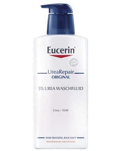 Eucerin UreaRepair Original Fluid do mycia z 5% Mocznikiem do skóry suchej i bardzo suchej, 400 ml, cena, opinie, właściwości zdjęcie