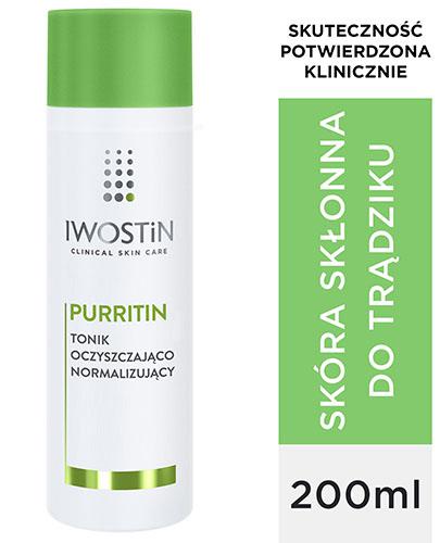 Iwostin Purritin Tonik oczyszczająco normalizujący, 200 ml, cena, opinie, właściwości  zdjęcie