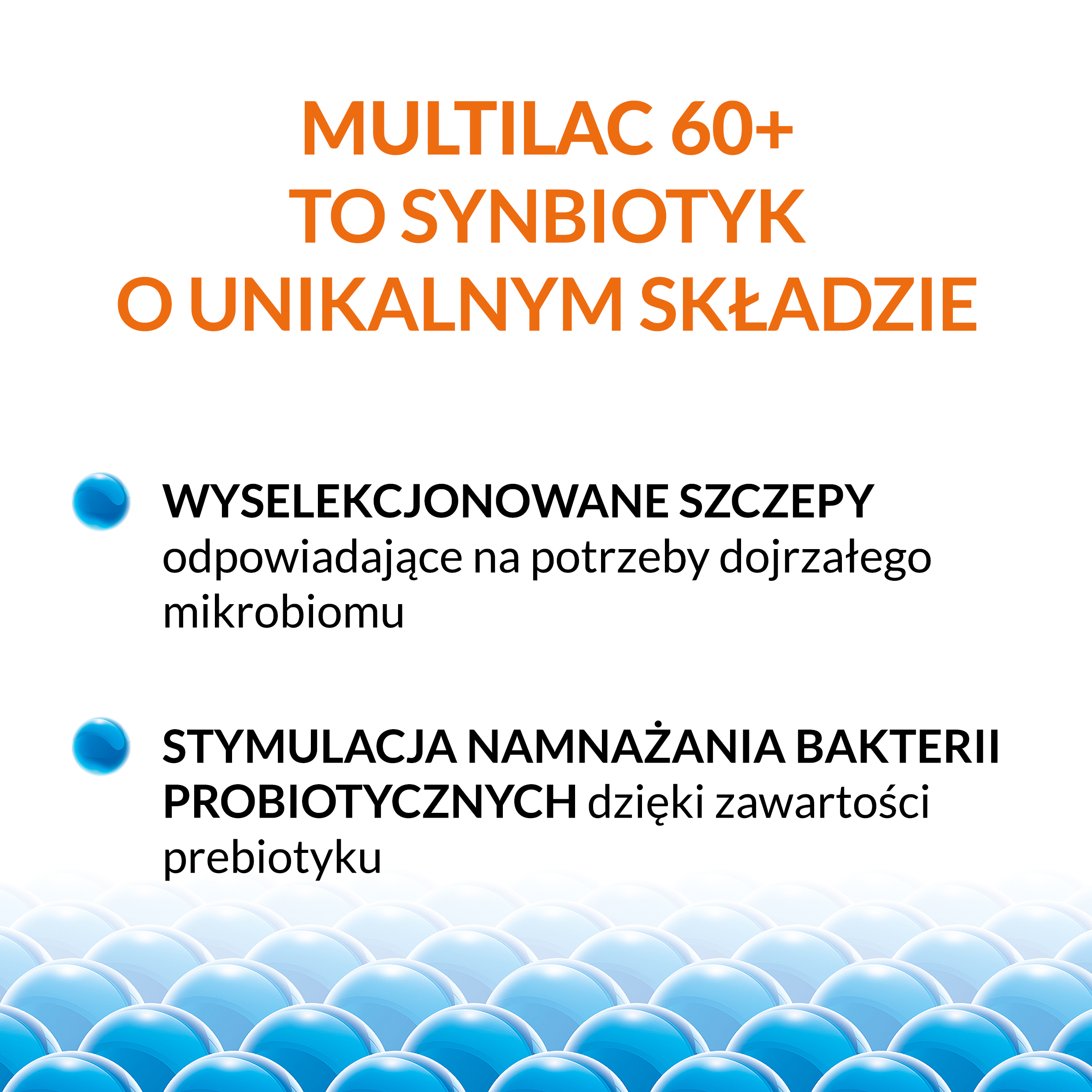 Multilac 60+ Synbiotyk, kapsułki, 50 sztuk
