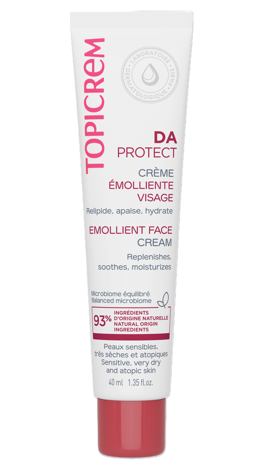 Topicrem, Da Emollient Face Cream, emolientowy krem do twarzy, 40 ml zdjęcie