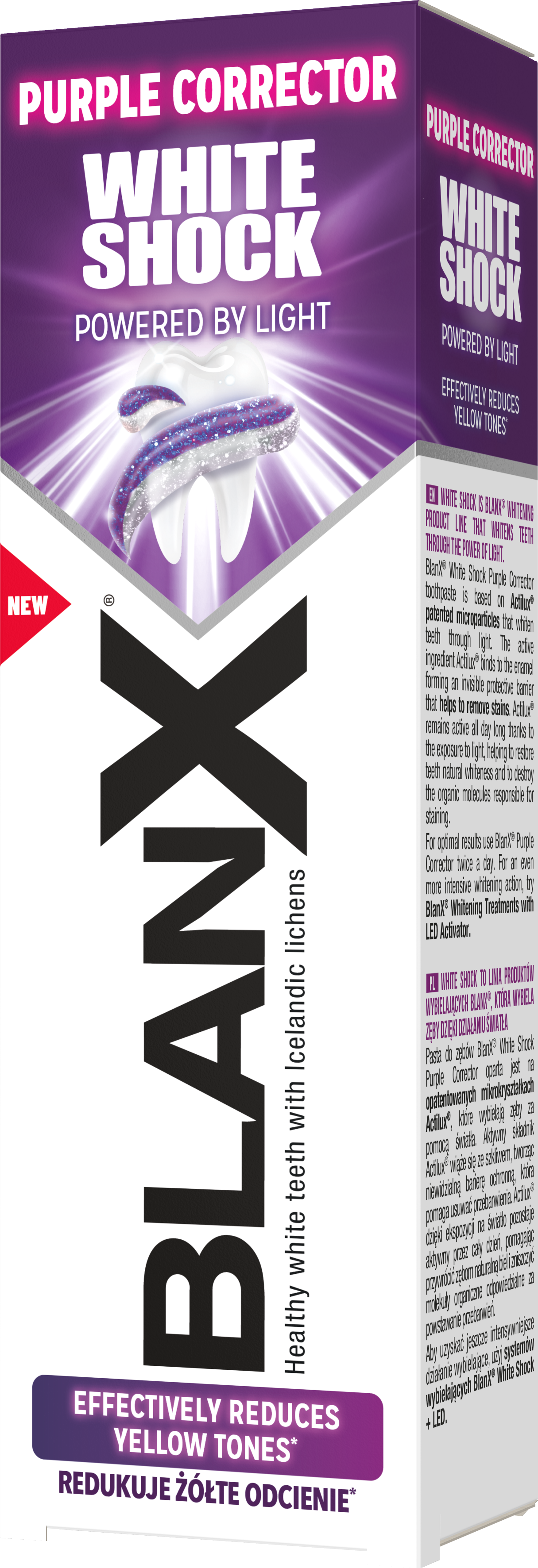 BlanX White Shock Pasta Purple Corrector, 750 ml
