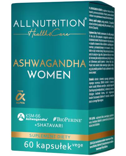 Allnutrition Health & Care Ashwagandha Women 60 kapsułek zdjęcie