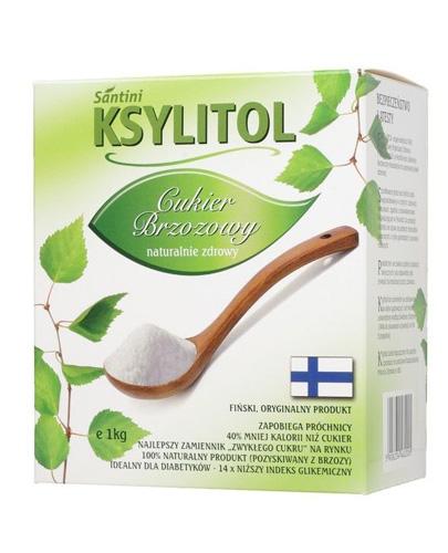 SANTINI Ksylitol - 1 kg - cukier brzozowy - cena, właściwości  zdjęcie
